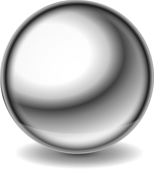 ball steel silver