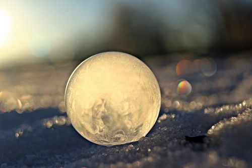 ball ice-bag soap bubble