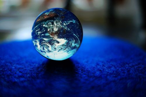 ball earth glass