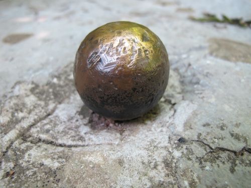 ball brass sculpture