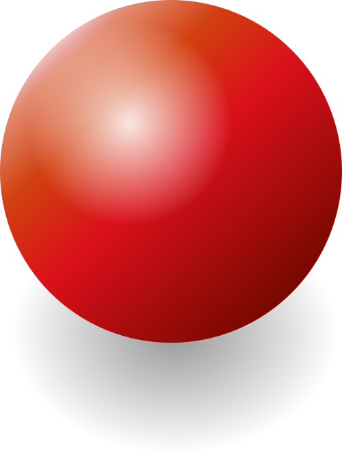 ball red sphere