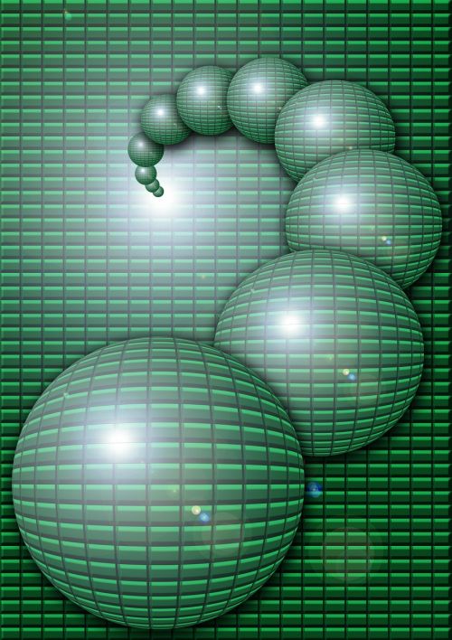 ball green background