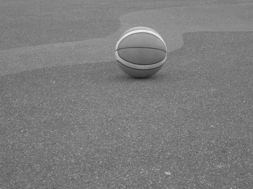 ball basketball black and white