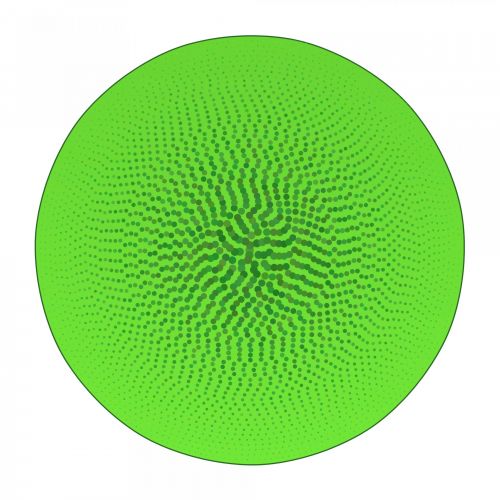Ball Of Green Dots