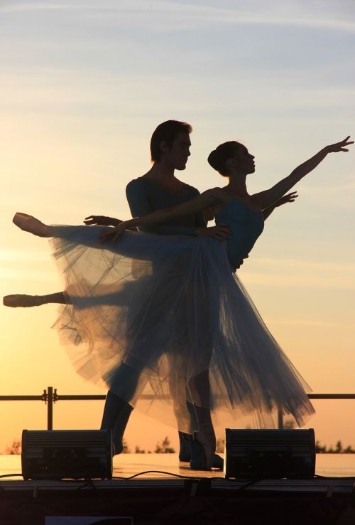 ballet evening sunset