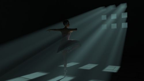 ballet 3d dance shadows