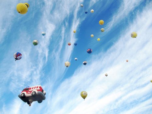 ballons hot air balloons montgolfiade