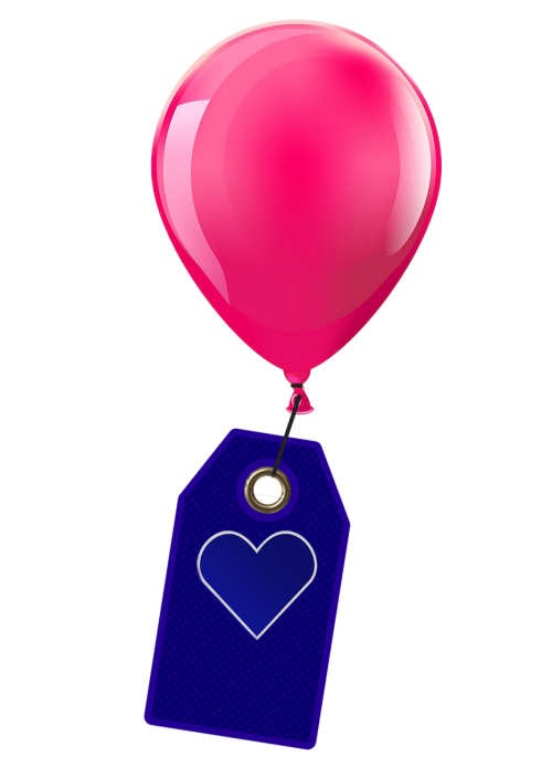 balloon shield heart