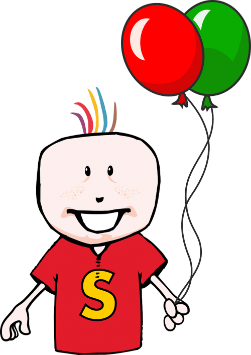 balloon happy child