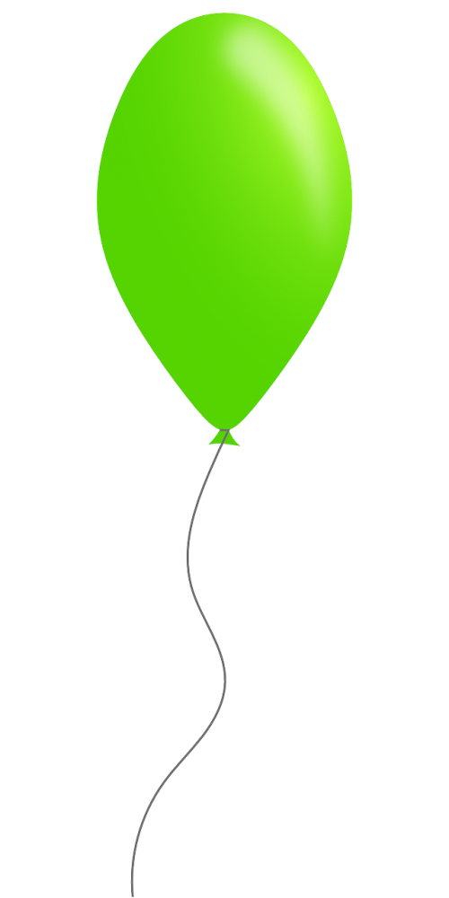 balloon party green