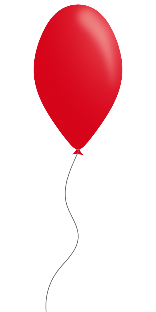 balloon party red