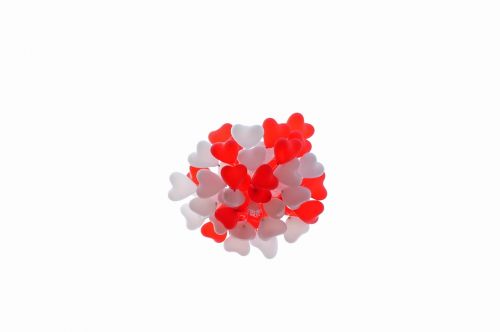 balloon heart red