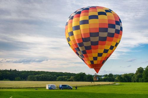 balloon hot air balloon ride sky