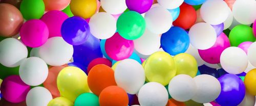 balloon birthday colorful