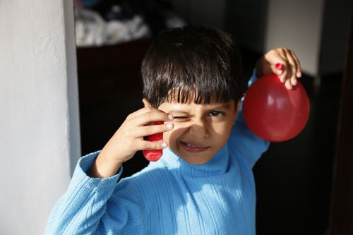 balloon blue boy