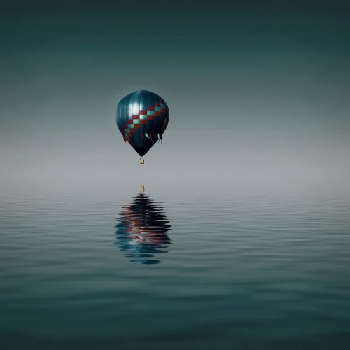 balloon ocean flying