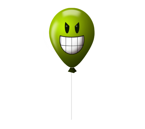 balloon emoticon evil