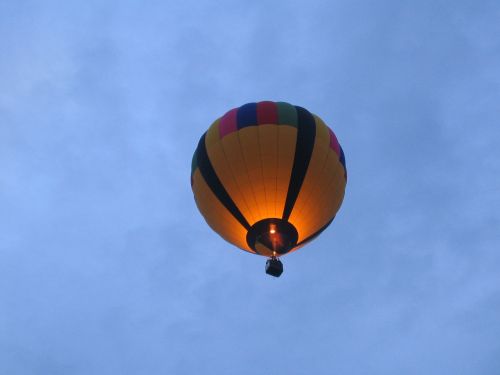 balloon hot air balloon orange