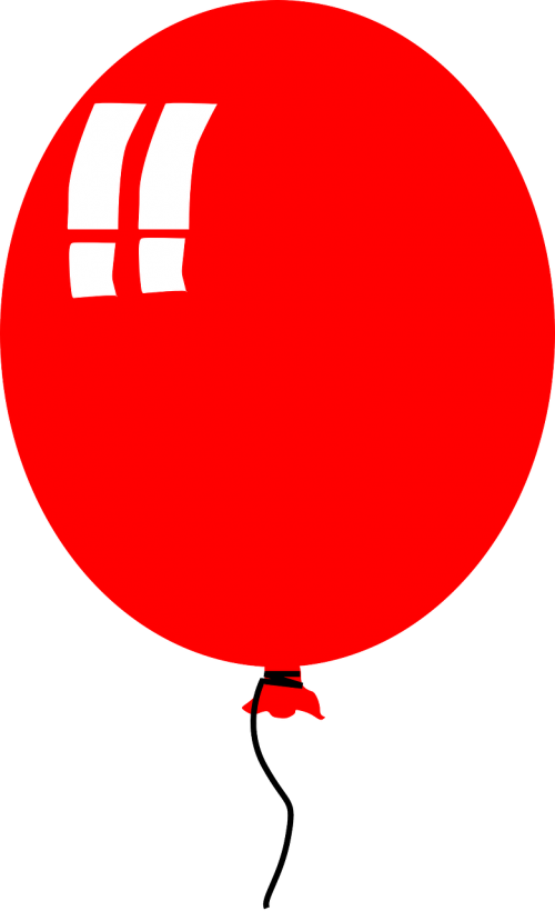 balloon red kids