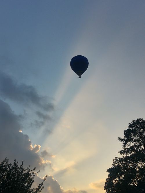 balloon sun hot air balloon