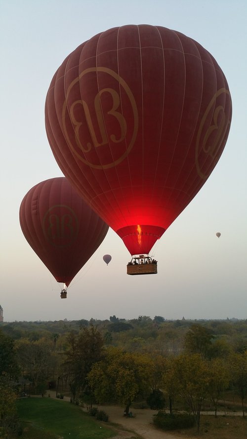 balloon  myanmar  hot air balloon