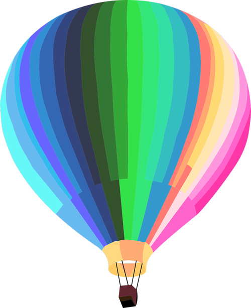 balloon  hot air  colorful