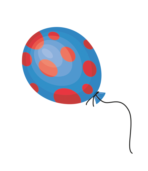 balloon colorful fly
