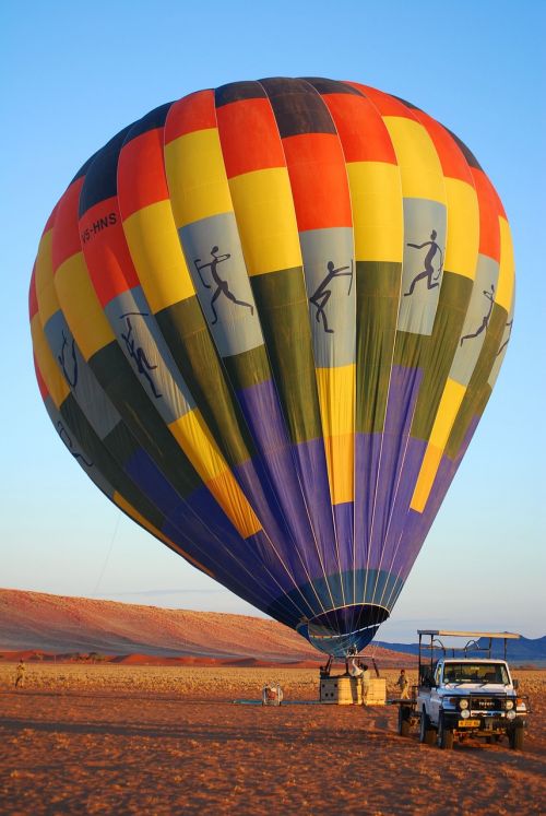 balloon namibia fly