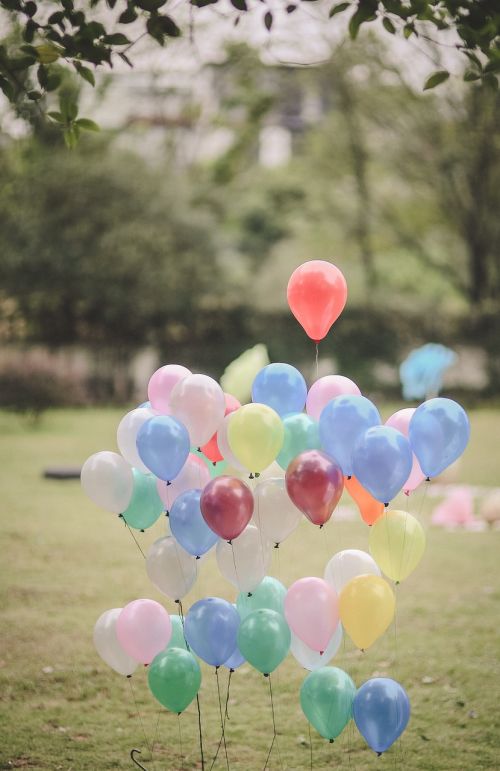 balloons wedding decoration