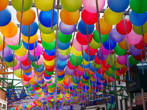 balloons colorful vivid