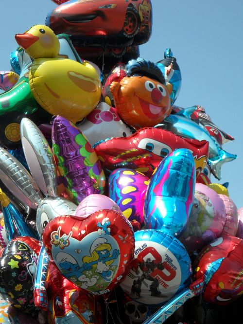 balloons air balloon seller colorful