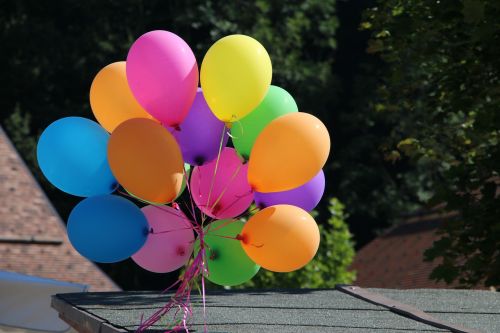 balloons color celebration
