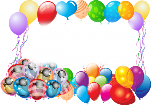 balloons birthday greeting