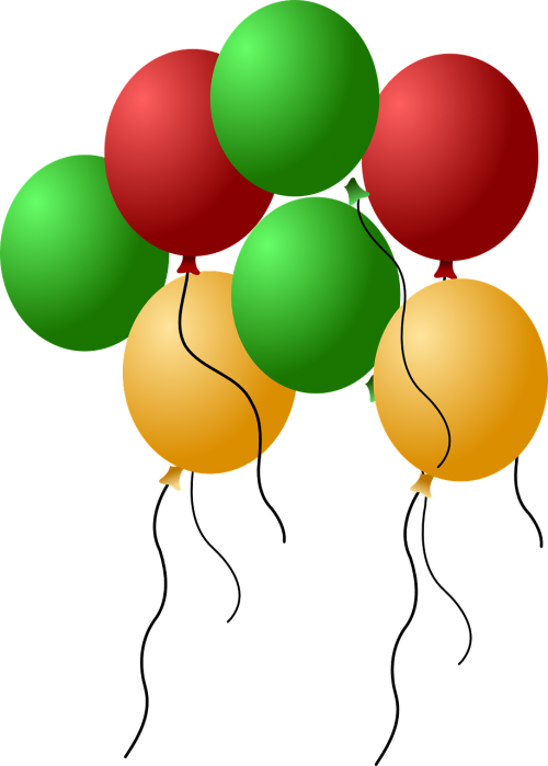 balloons helium flying