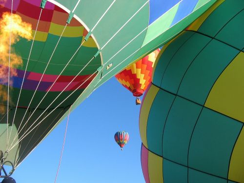 balloons hot air balloons flying