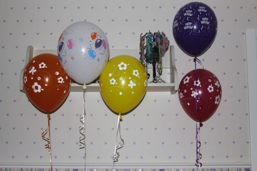 balloons colorful happy