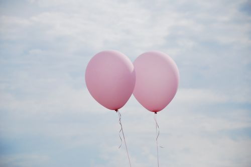 balloons sky love