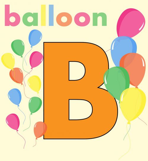 balloons colourful b