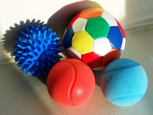 balls colored balls spherical shapes