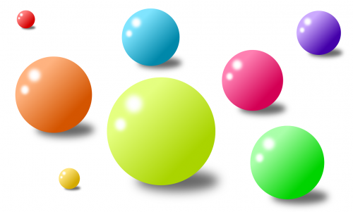 balls spheres bubble gum