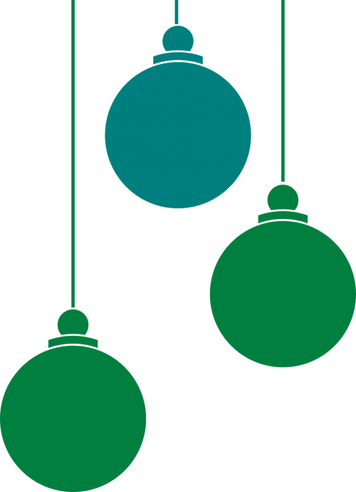 balls hanging ornaments