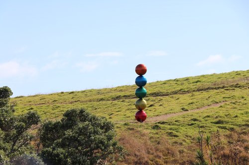 balls  color  landscape
