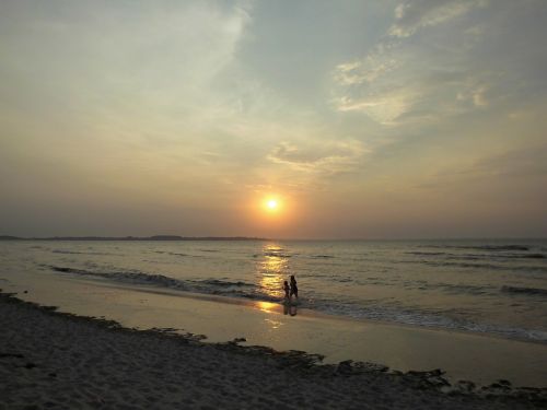 baltic sea sea sunset