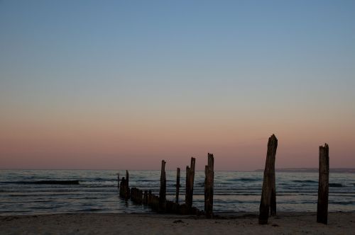 baltic sea sunset abendstimmung