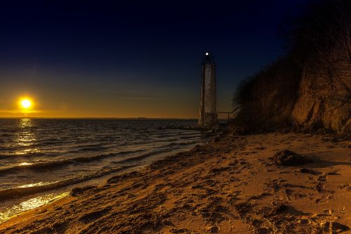 baltic sea western pomerania stone tower