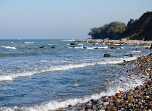 baltic sea cliff brodtener steep shore