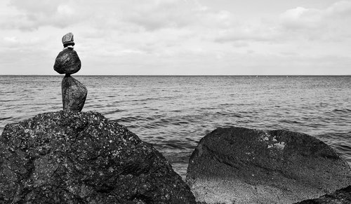 baltic sea  stones  sea