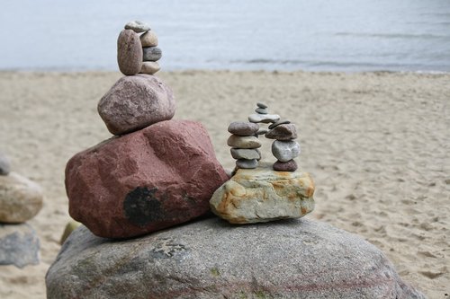 baltic sea  stones  sculpture