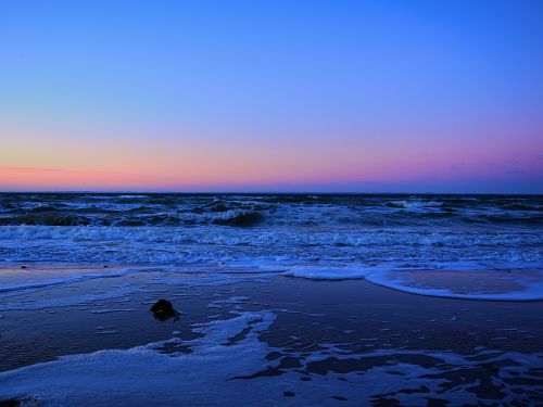 baltic sea sea sunset