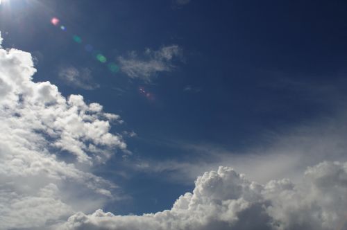 baltic sea clouds blue